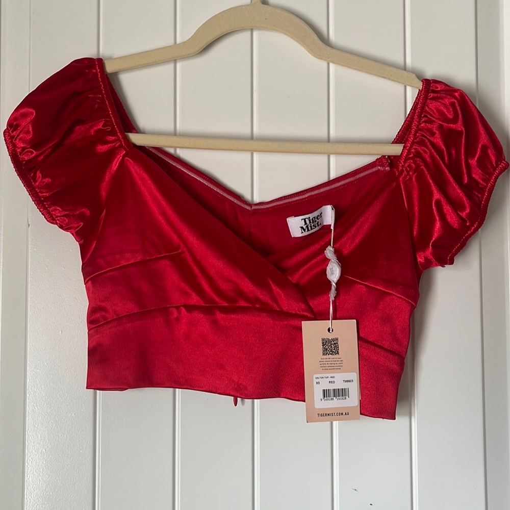 Tiger Mist crop top size XS